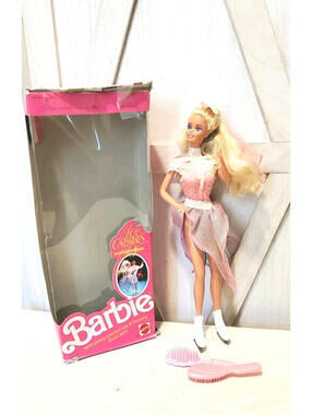 Vintage Ice Capades Barbie 7365 Mattel 80s 90s Figure Skating Original Box